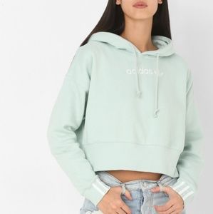 adidas originals coeeze cropped hoodie